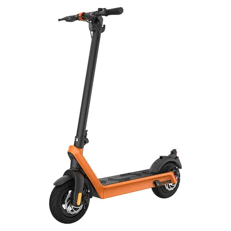 Bild på svart/orange Wheely - Select Premium elsparkcykel