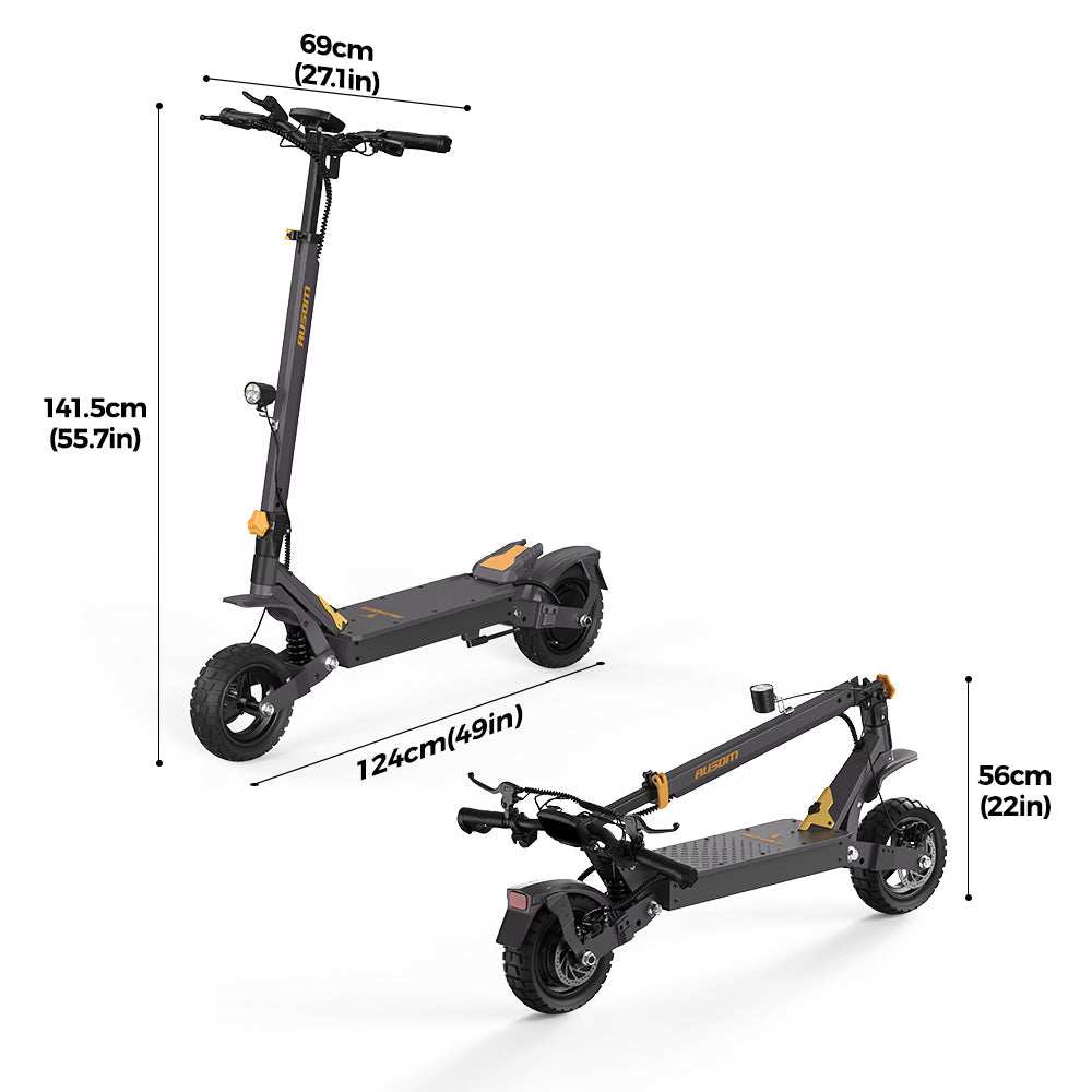 Ausom L1 - Elsparkcykel - Wheelyshop
