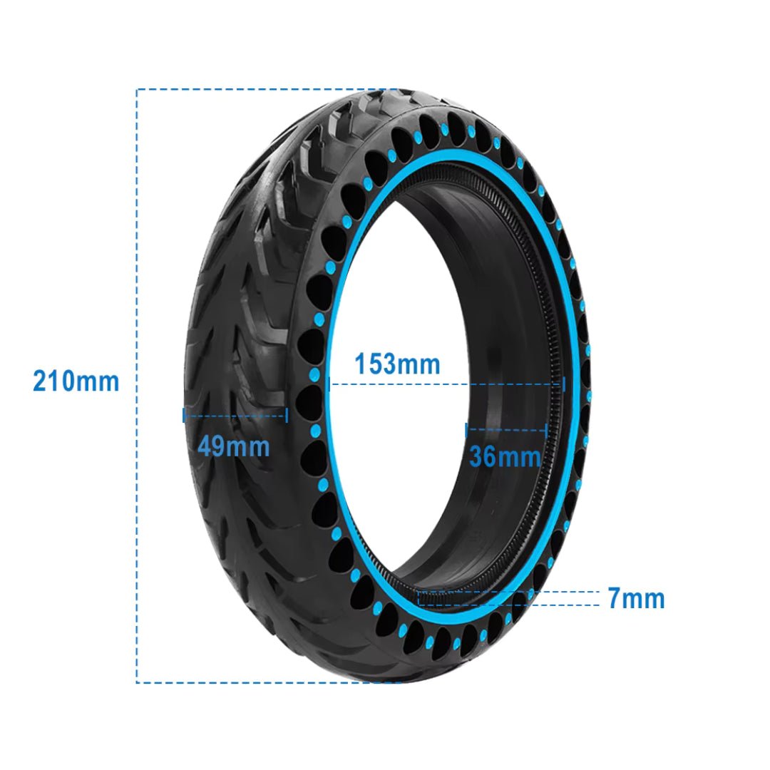 Däck 8,5" Honeycomb Xiaomi - Dot & line Edition - Reservdel - Wheelyshop