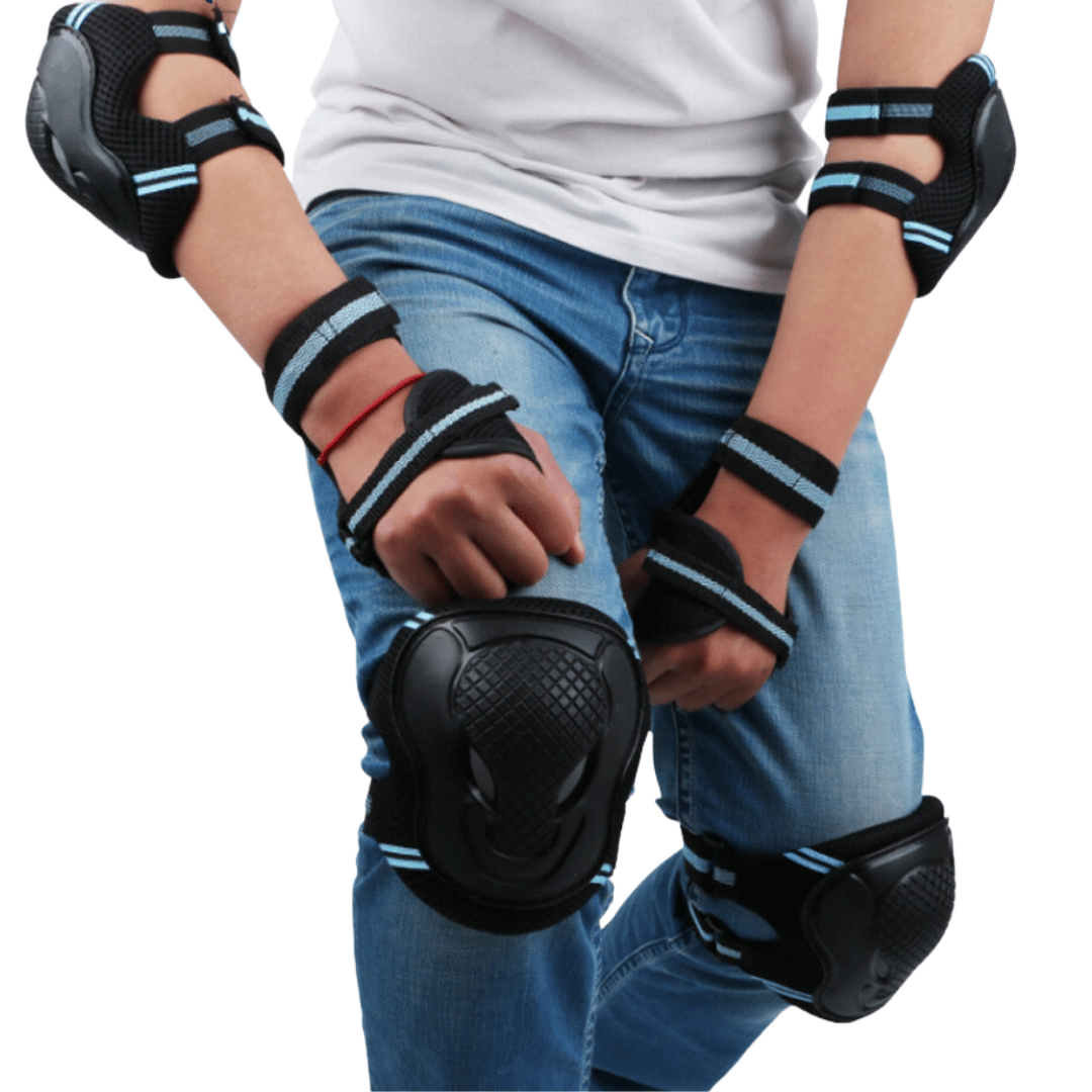 Knäskydd, armbågsskydd & handledsskydd (6 - pack) - Tillbehör - Wheelyshop
