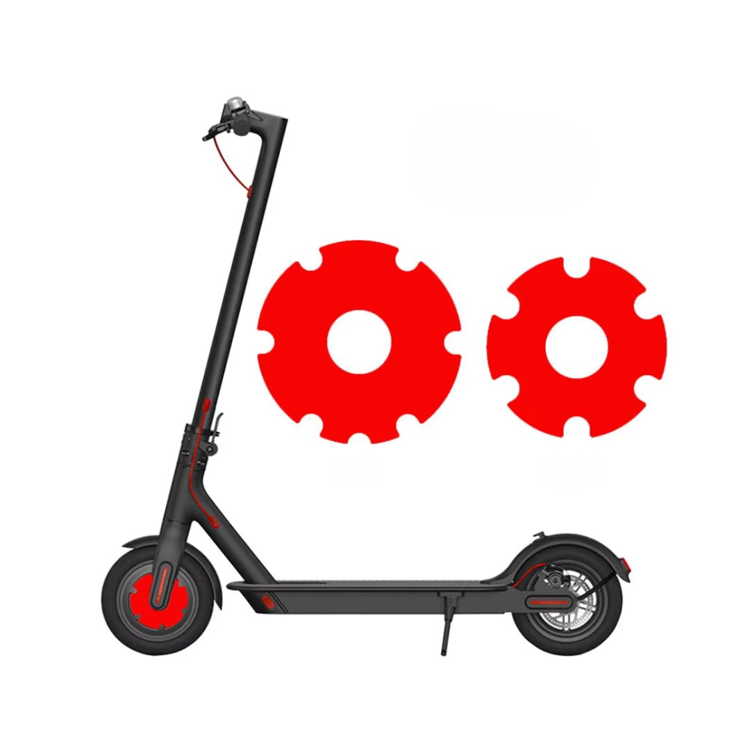 Reflektiv säkerhetsdekal hjulkåpa - Tillbehör - Wheelyshop