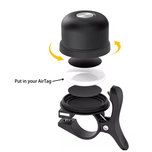 Smart ringklocka med AirTag - hållare - Tillbehör - Wheelyshop