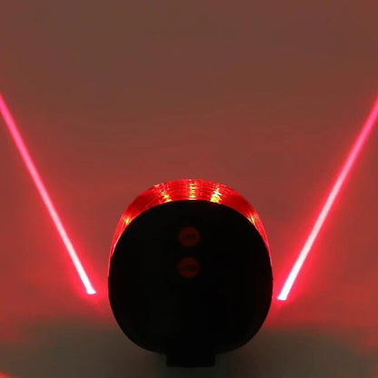 Smart baklampa med laser