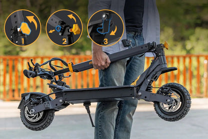 Ausom L1 - Elsparkcykel - Wheelyshop