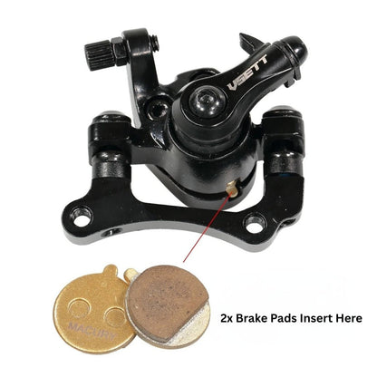 Främre bromsok VSETT 9/9+ - Reservdel - Wheelyshop