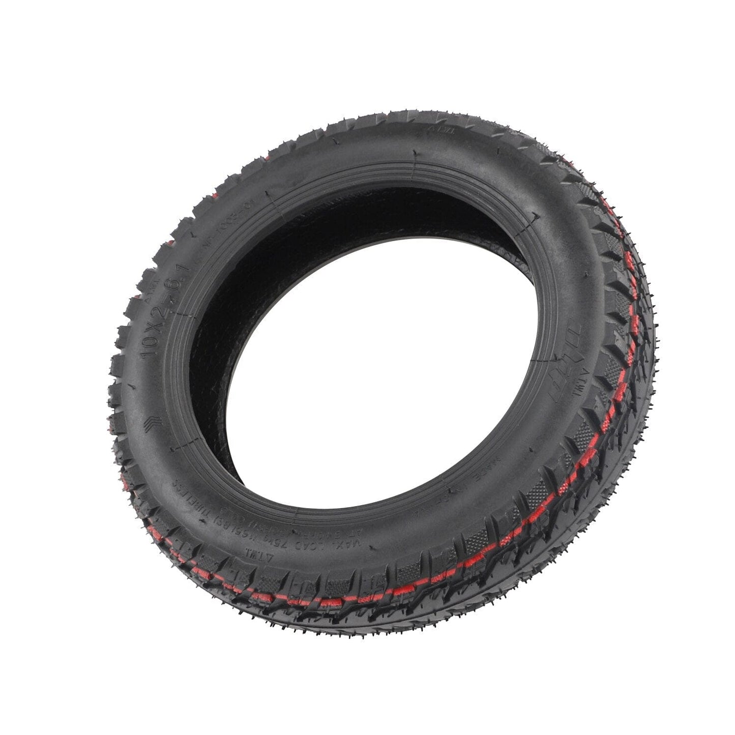 Sidovy däck 10" Off-Road Tubeless | Slitstark av gummi och färg i svart. 10 tum och väger 450g | Wheely Shop