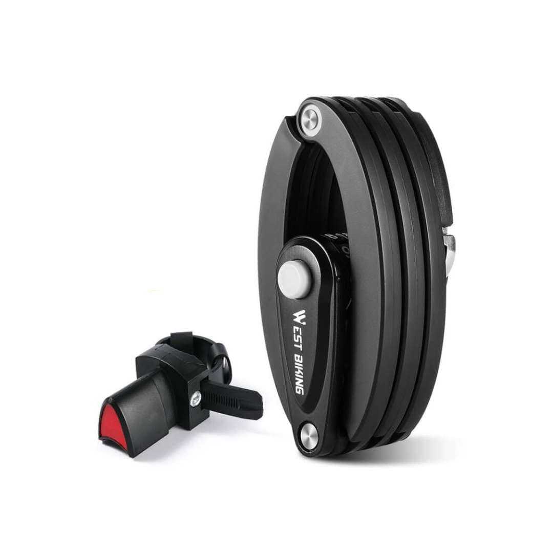 Smart spirallås | Lås ramen av elsparkcykeln / elscootern. Material av legerat stål med svart färg | Wheely Shop