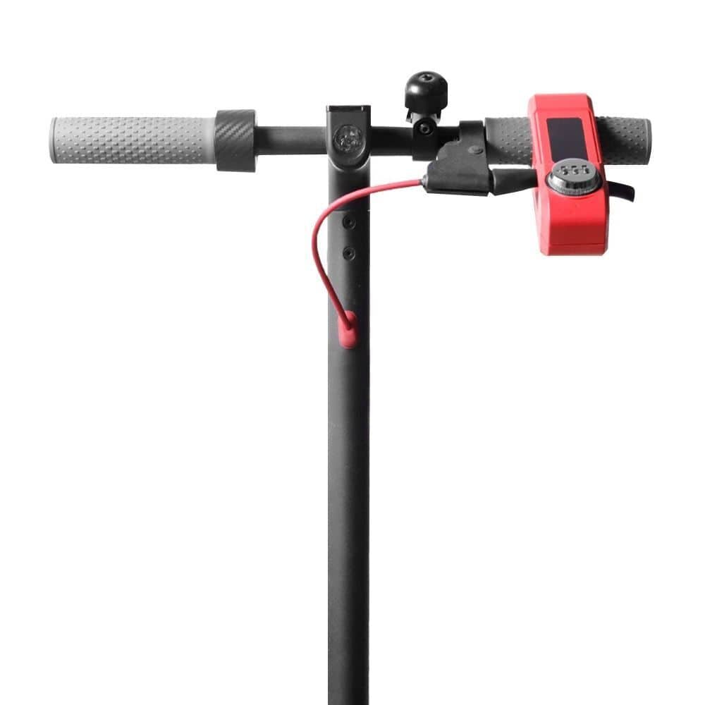 Smart bromslås | Universal lås till din elsparkcykel. Material av legerat stål & ABS-plast i röd färg | Wheely Shop
